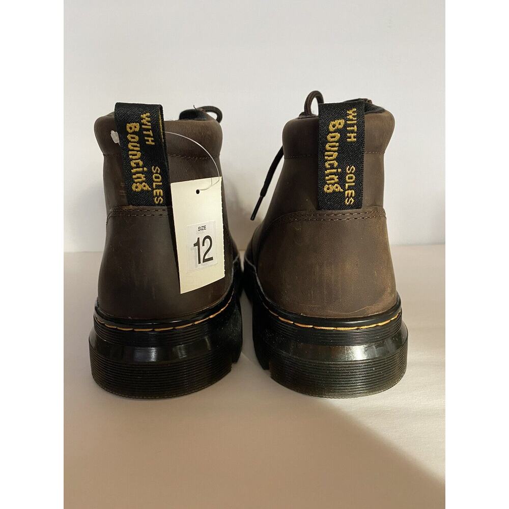 NWT Dr. Marten Size 13 M Bonny Leather Crazy Horse Distressed Dark Brown - Picture 6 of 13